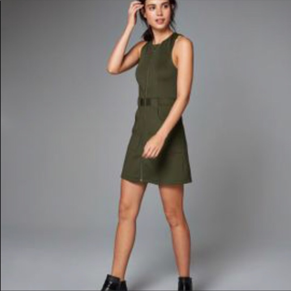 Abercrombie Fitch neoprene utility dress